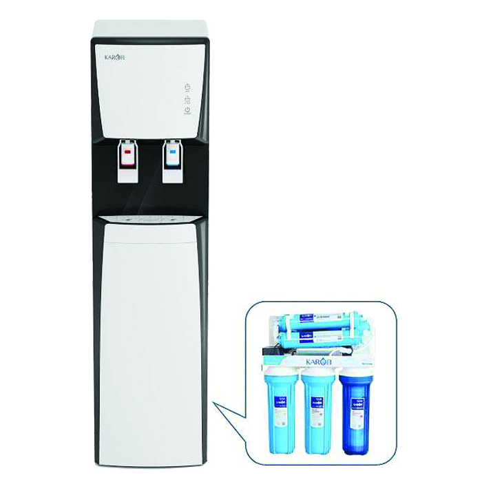 Máy lọc nước nóng lạnh RO Karofi HCV351-WH 6 cấp lọc