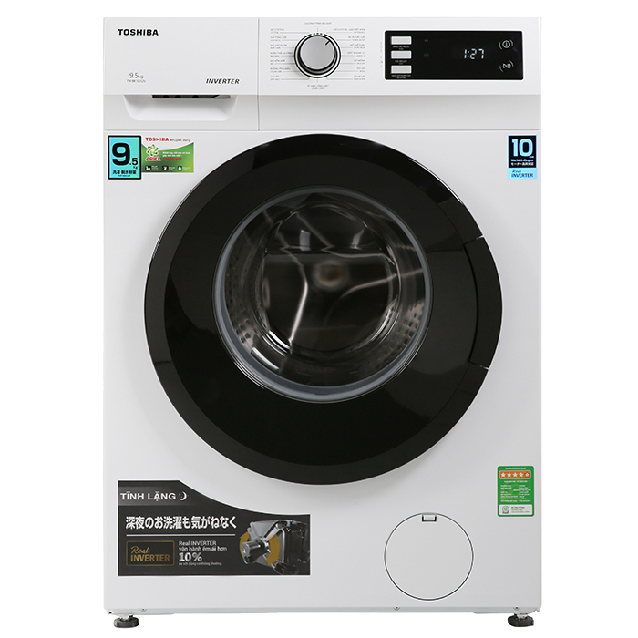 Máy giặt cửa trước Inverter Toshiba 9.5kg TW-BK105S2V(WS)