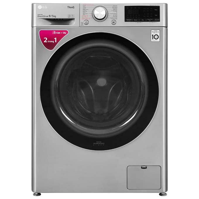 Máy giặt sấy LG 9 kg/5 kg FV1409G4V