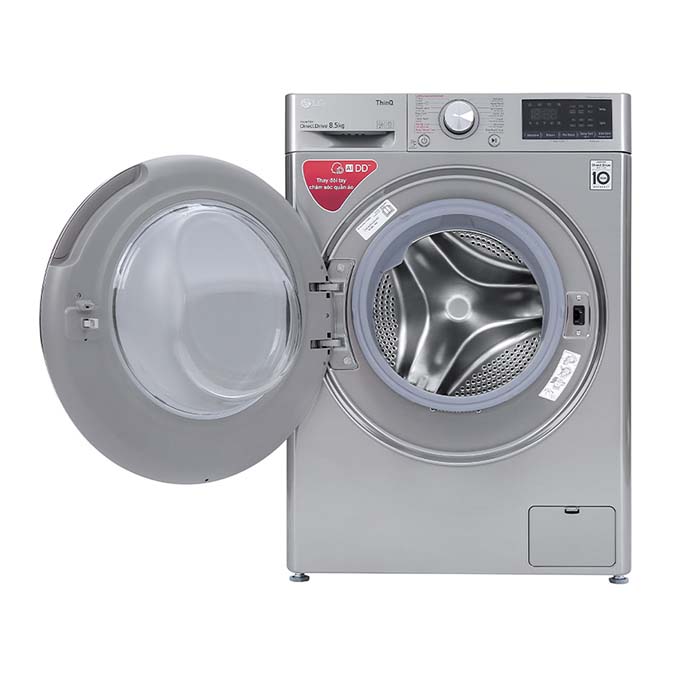 Máy giặt LG 8.5 kg FV1408S4V( Màu Xám)