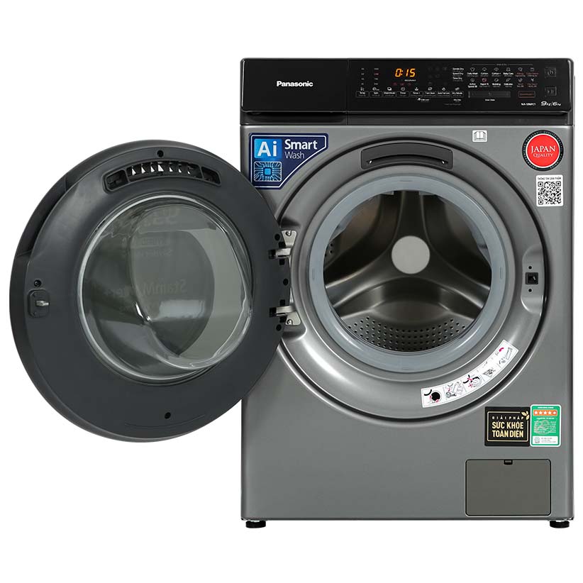 Máy giặt/sấy Panasonic Inverter 9kg/6kg NA-S96FC1LVT