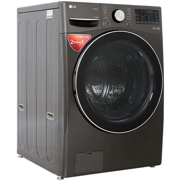Máy giặt sấy LG Inverter 15kg/8kg F2515RTGB